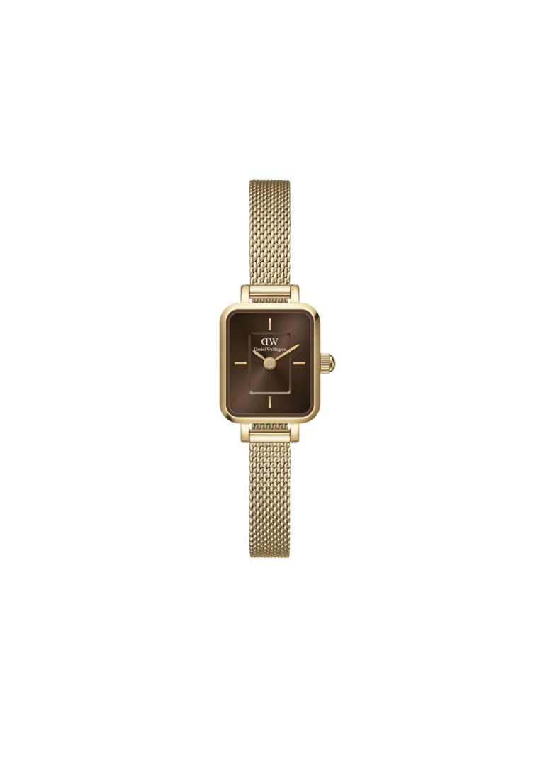 Daniel Wellington Quadro Mini Evengold Gold Amber 金 琥珀色 15.4x18.2mm-女性手錶 - 不銹鋼手錶 - DW -女子手錶 - 女錶