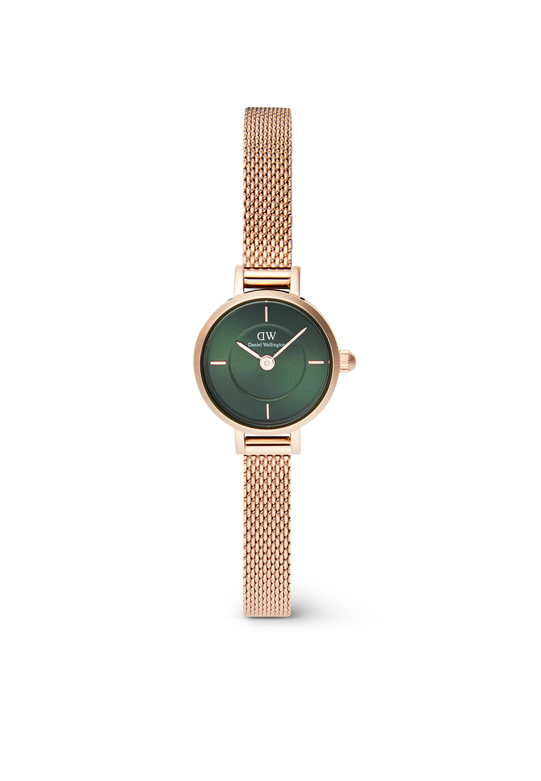 Daniel Wellington Petite Mini 19mm Melrose Rose Gold Emerald - Women Watch stainless steel watch DW Official Authentic Original