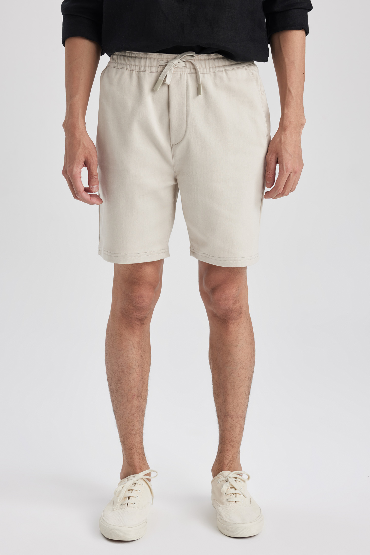 DeFacto Slim Fit Cotton Shorts 梭織短褲