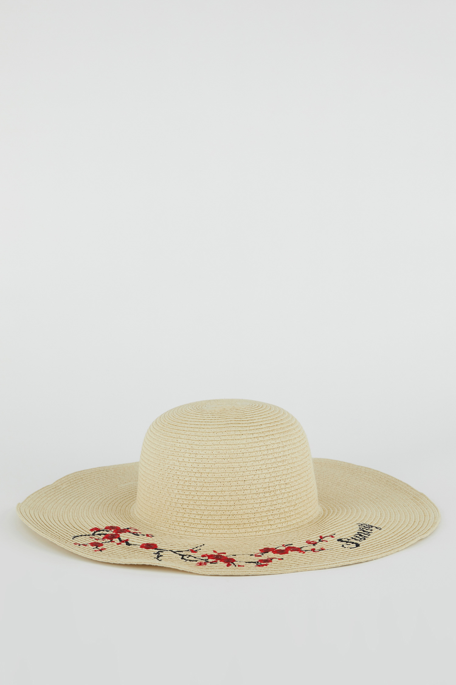 DeFacto Flower Pattern Straw Hat