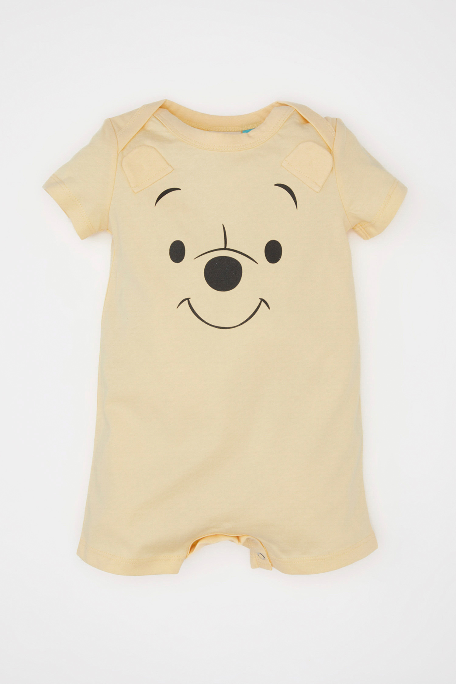 DeFacto Regular Fit Envelope Neck Winnie The Pooh Licensed Jumpsuit