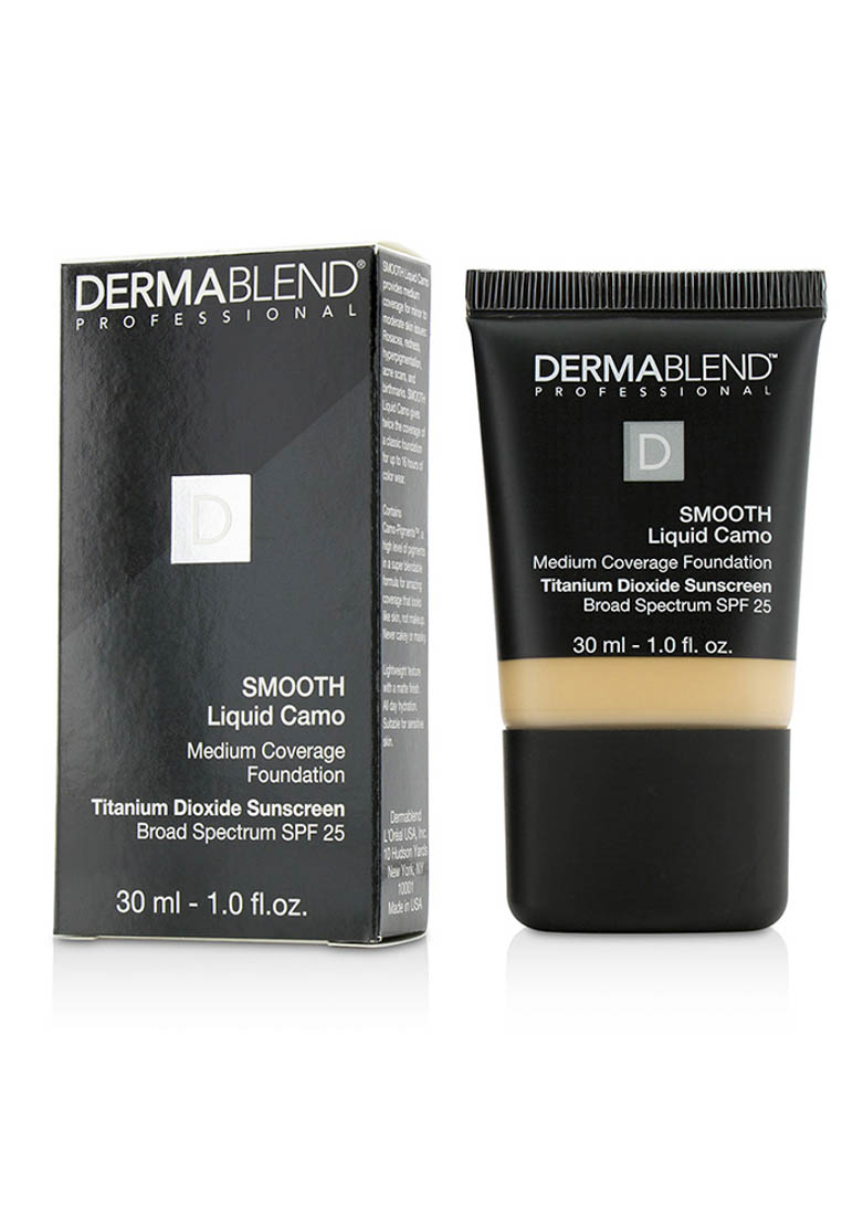 Dermablend DERMABLEND - 柔滑粉底液 SPF 25 Smooth Liquid Camo Foundation SPF 25(中等覆蓋) - Natural (25N) 30ml/1oz