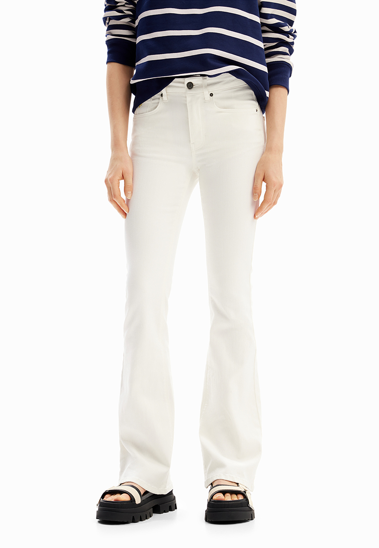 Desigual Woman Push-up flare jeans.