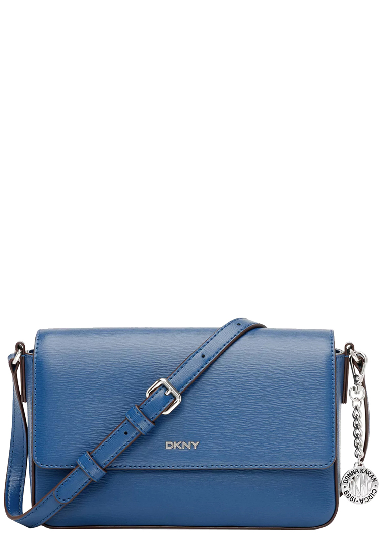 DKNY Bryant Medium Flap Crossbody Bag in Pacific Blue R12EL467