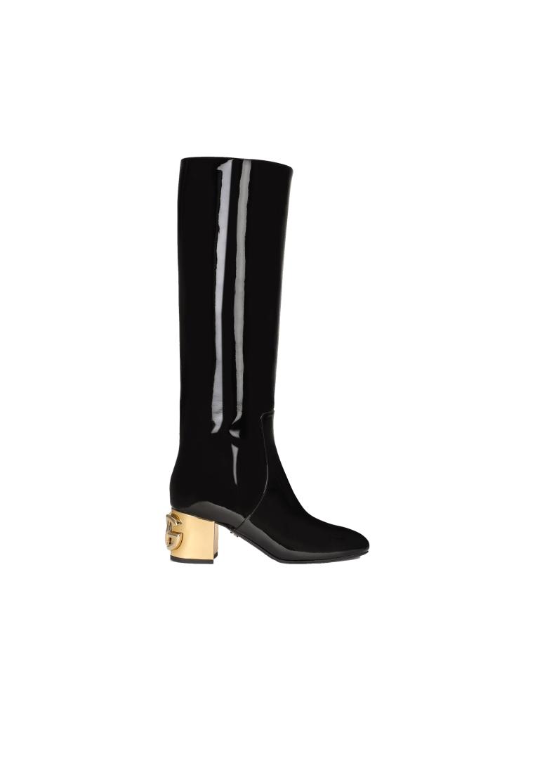 Dolce & Gabbana Leather Boots - DOLCE & GABBANA - Black