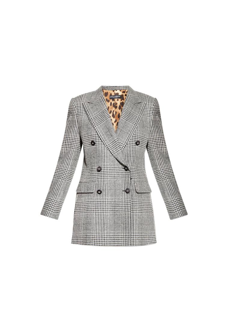 Dolce & Gabbana Double-Breasted Blazer - DOLCE & GABBANA - Grey