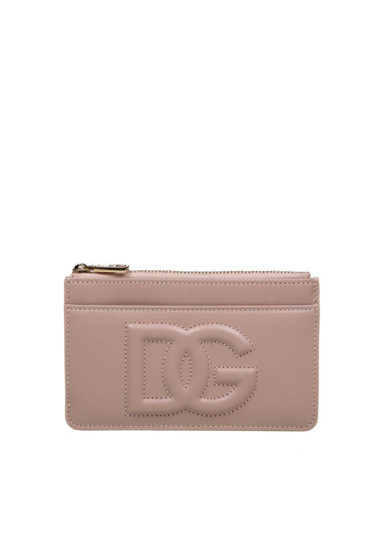 Dolce & Gabbana Dolce & gabbana powder color leather card holder - DOLCE & GABBANA - Pink