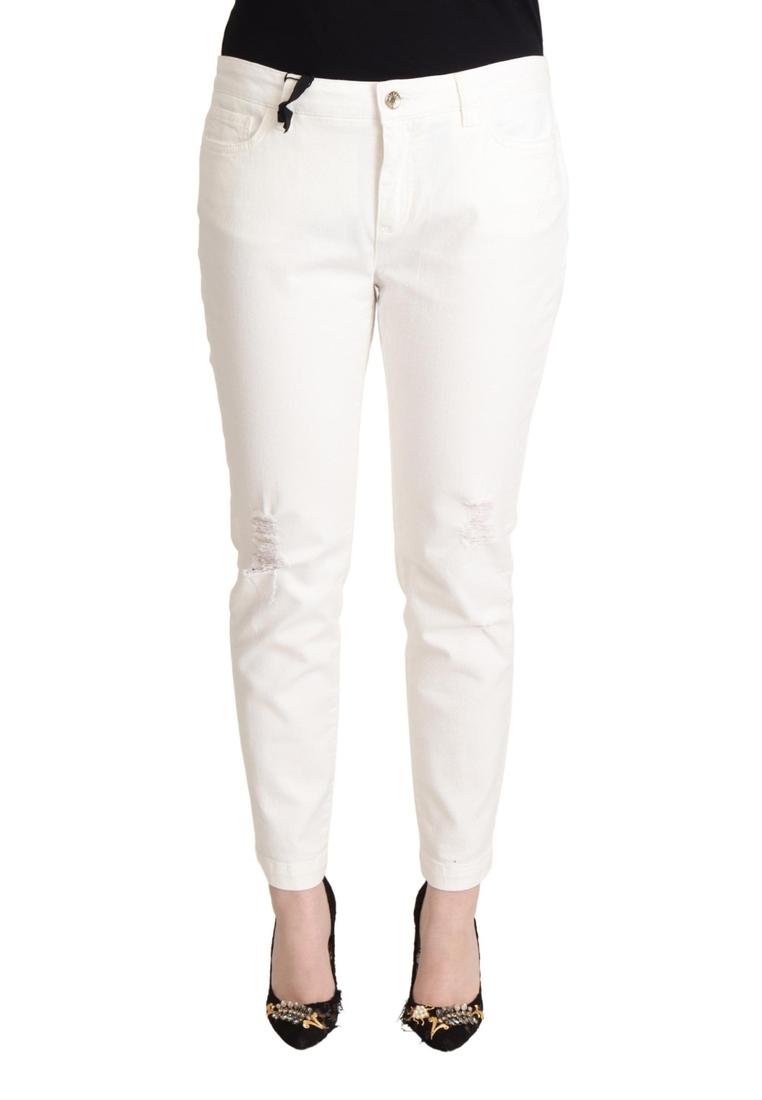 Dolce & Gabbana Cotton Mid Waisted Skinny Denim Jeans
