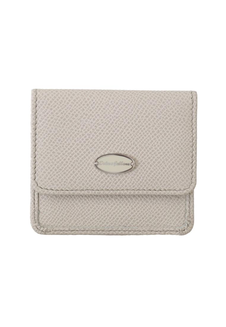 Dolce & Gabbana Dauphine Leather Holder Pocket Wallet Condom Case