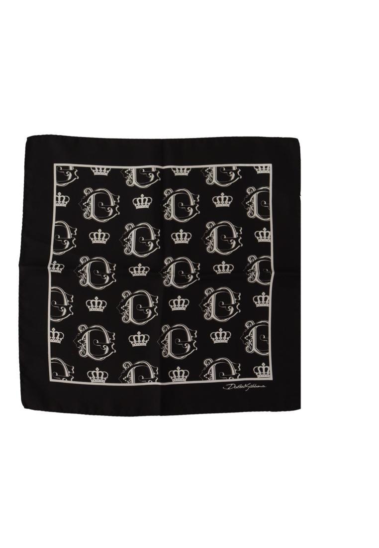 Dolce & Gabbana DG Crown Print Square Handkerchief