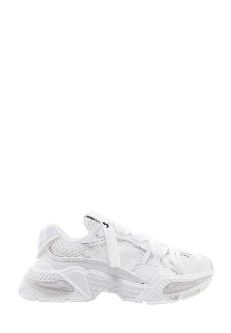 Dolce & Gabbana Mesh and leather sneakers - DOLCE & GABBANA - White