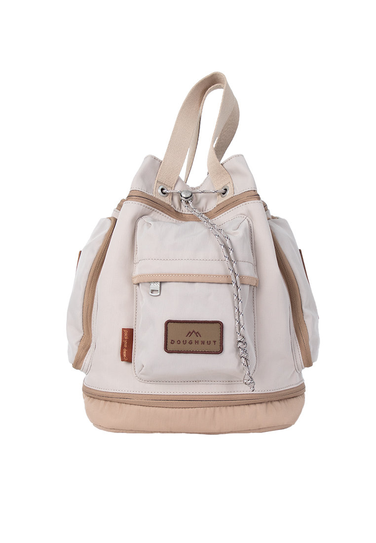 Doughnut Pyramid Happy Camper Series Ivory Backpack