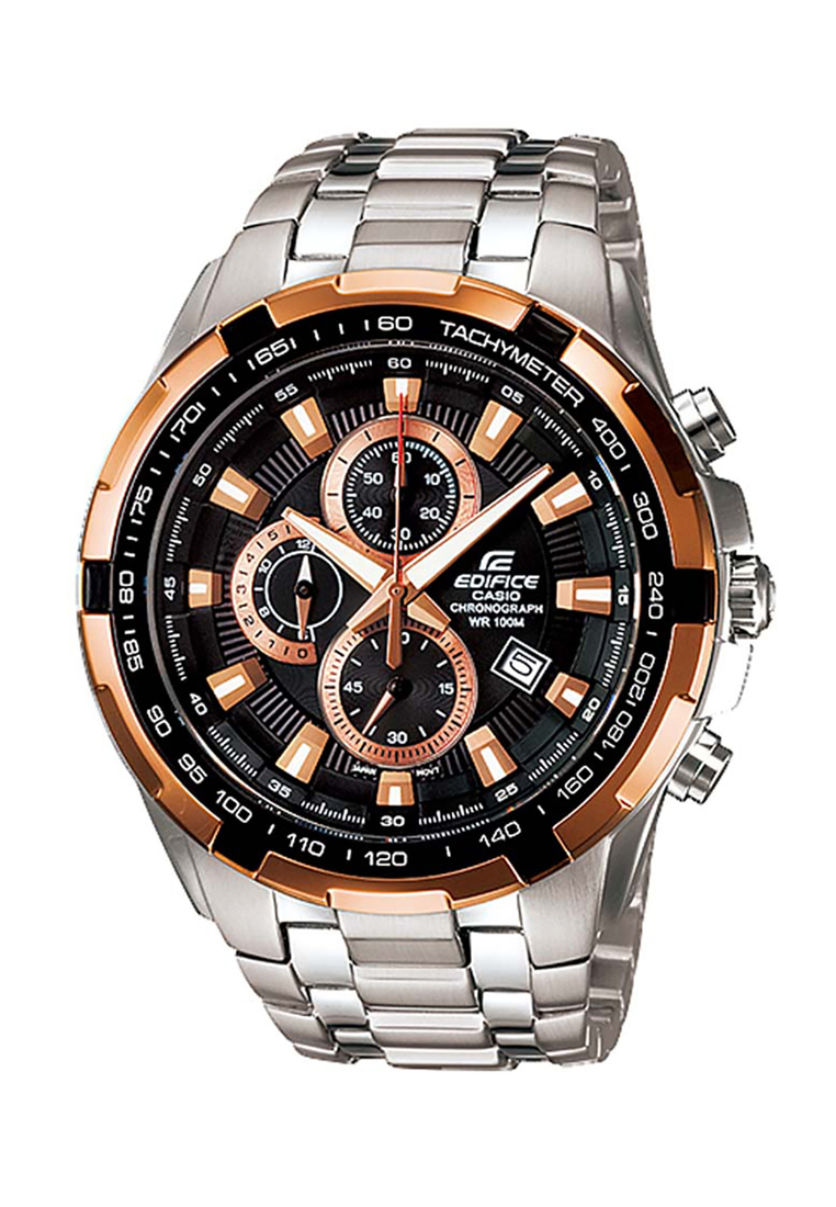 Casio Edifice Men's Chronograph Watch EF-539D-1A5V Silver Stainless Steel Band Business Watch