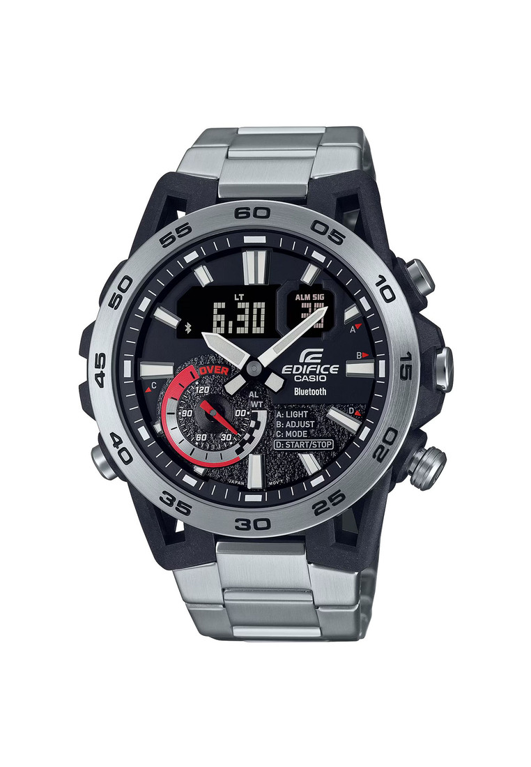 Edifice Sospensione ECB-40D-1A Men's Bluetooth® Watch with Stainless Steel Band