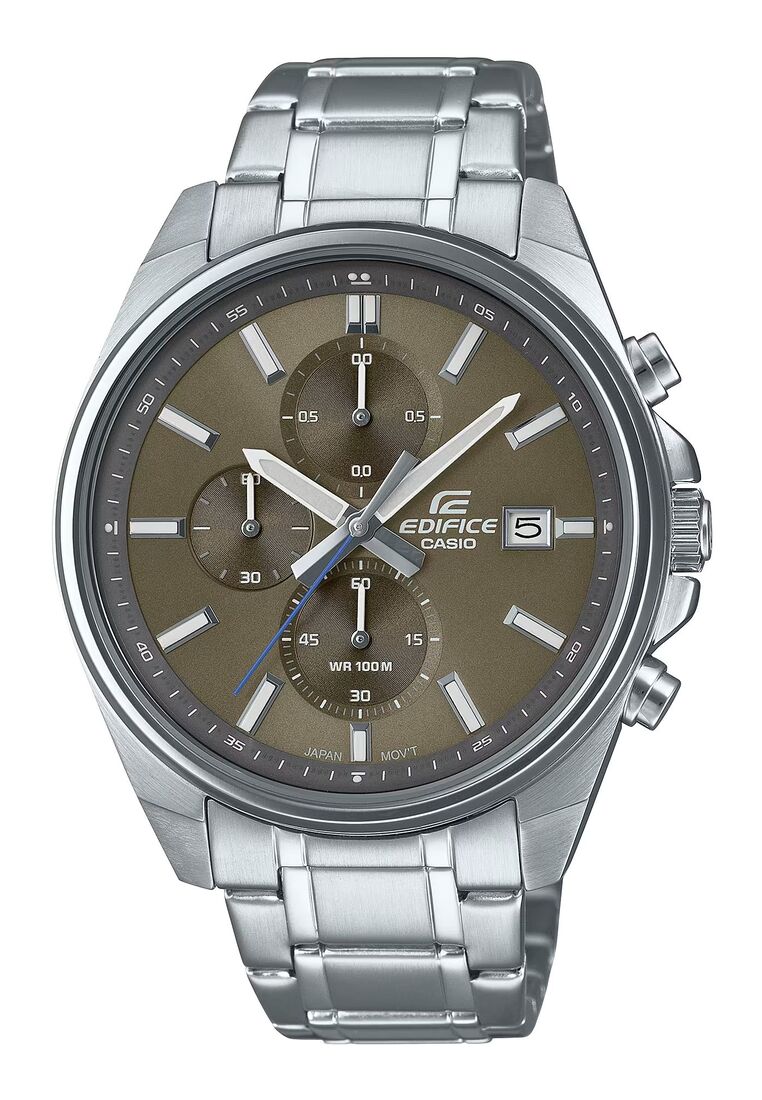 Casio Edifice EFV-610D-5CV Men's Chronograph Watch with Stainless Steel Band