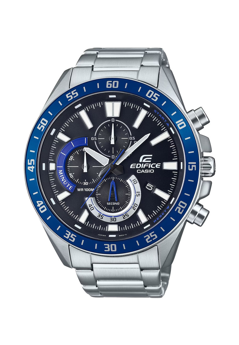 Edifice EFV-620D-2AV Men's Blue Dial Stainless Steel Chronograph Watch