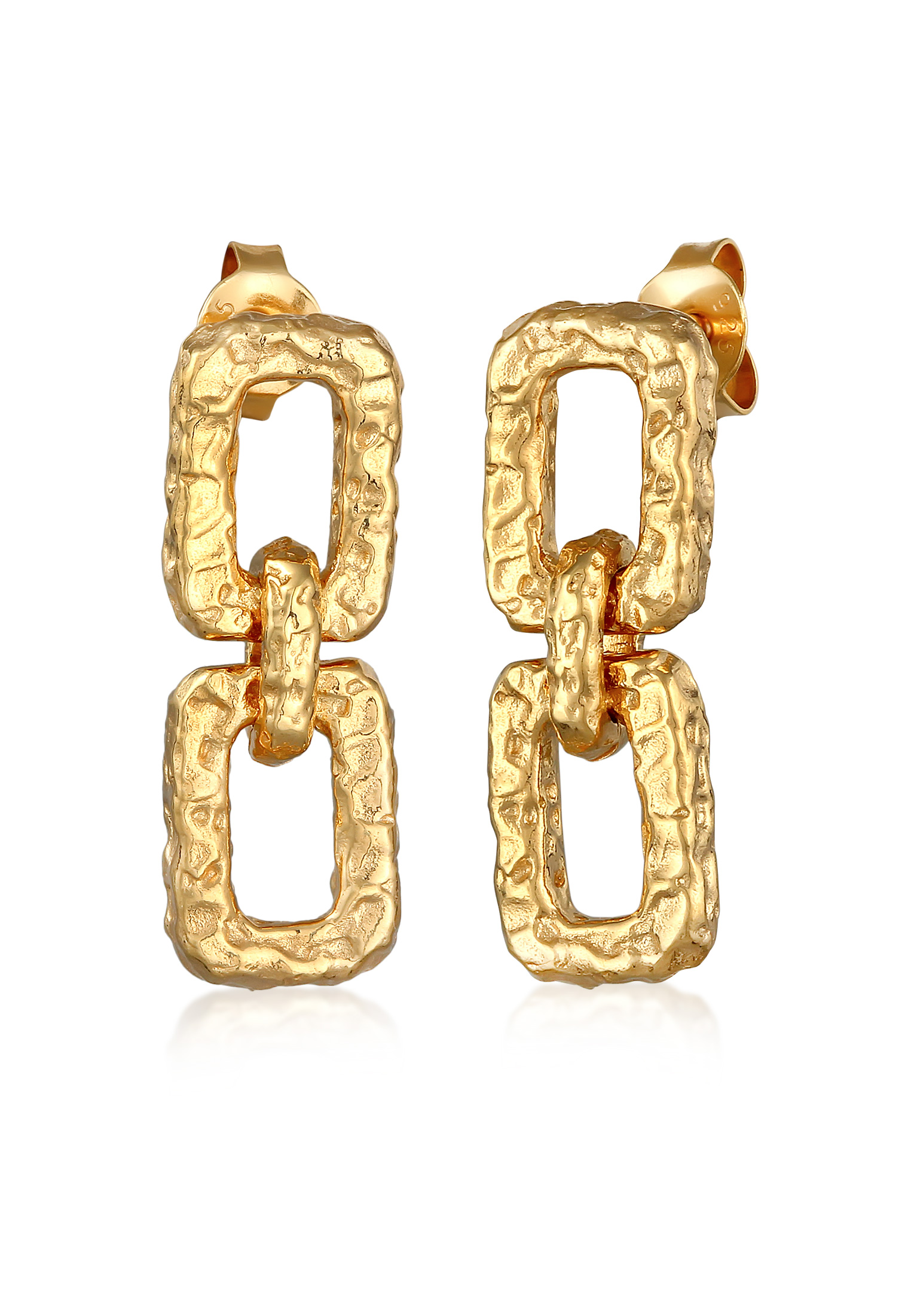ELLI GERMANY 耳環耳朵衣架地理老式有機金鍍金
