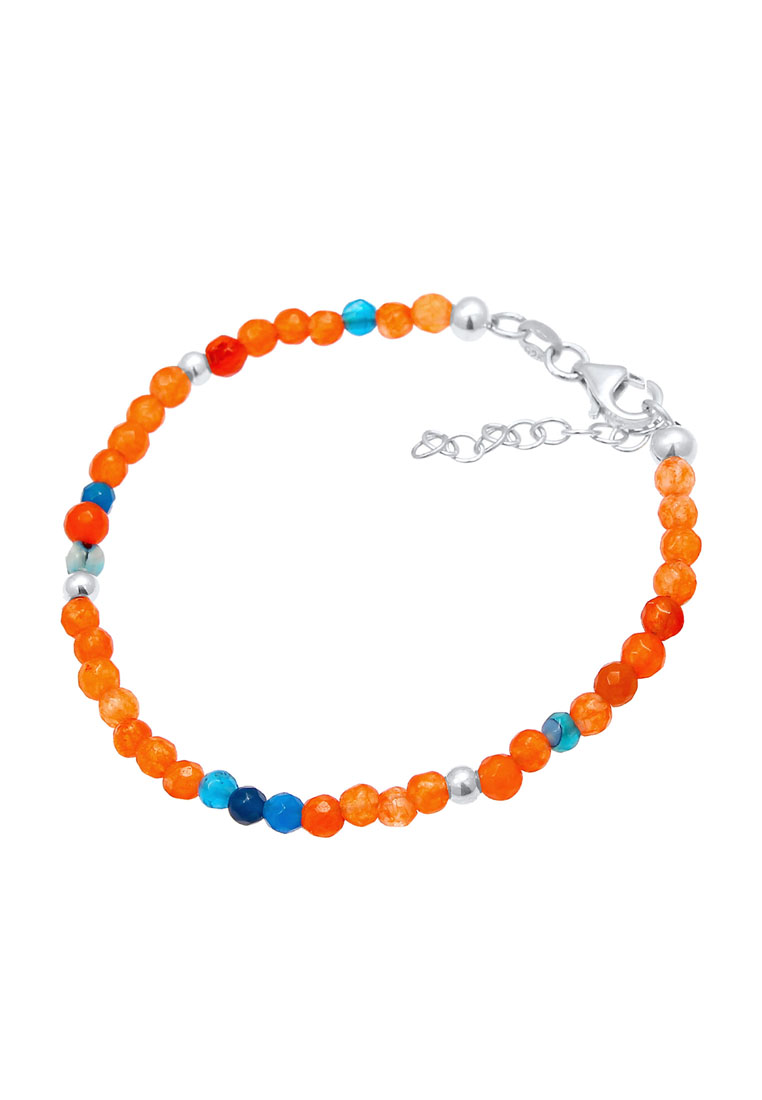 ELLI GERMANY Agate Beads Colourful Beach Bracelet