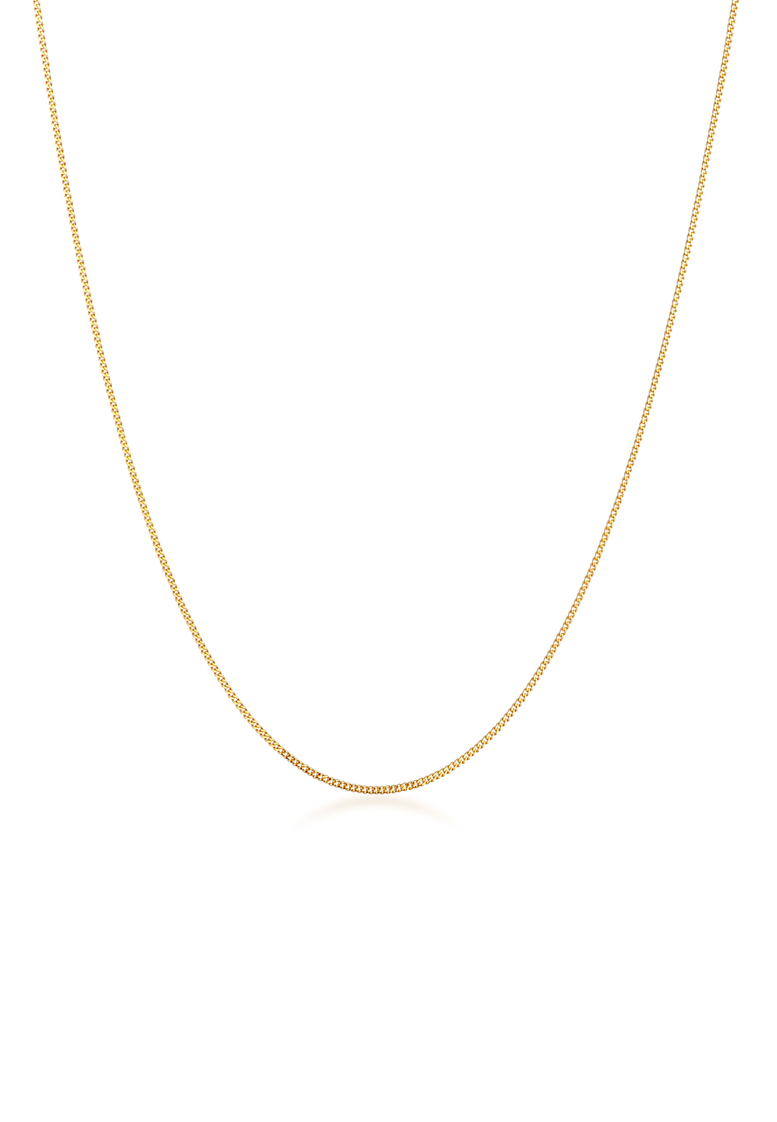 Elli Jewelry 項鍊遏制鏈基本經典永恆的絲網585黃金