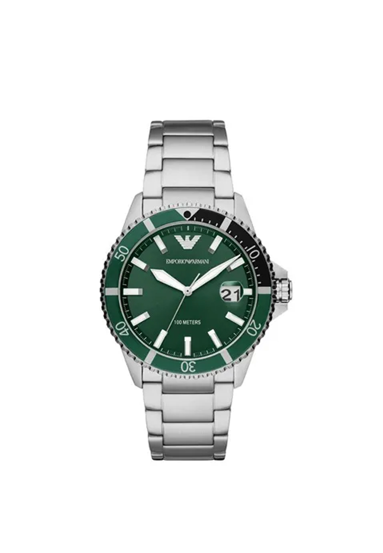 Emporio Armani 不銹鋼男士綠水鬼系列手錶 AR11338