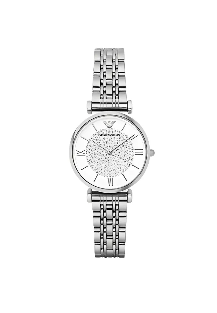 Emporio Armani 不銹鋼女士鑲鑽滿天星手錶 AR1925