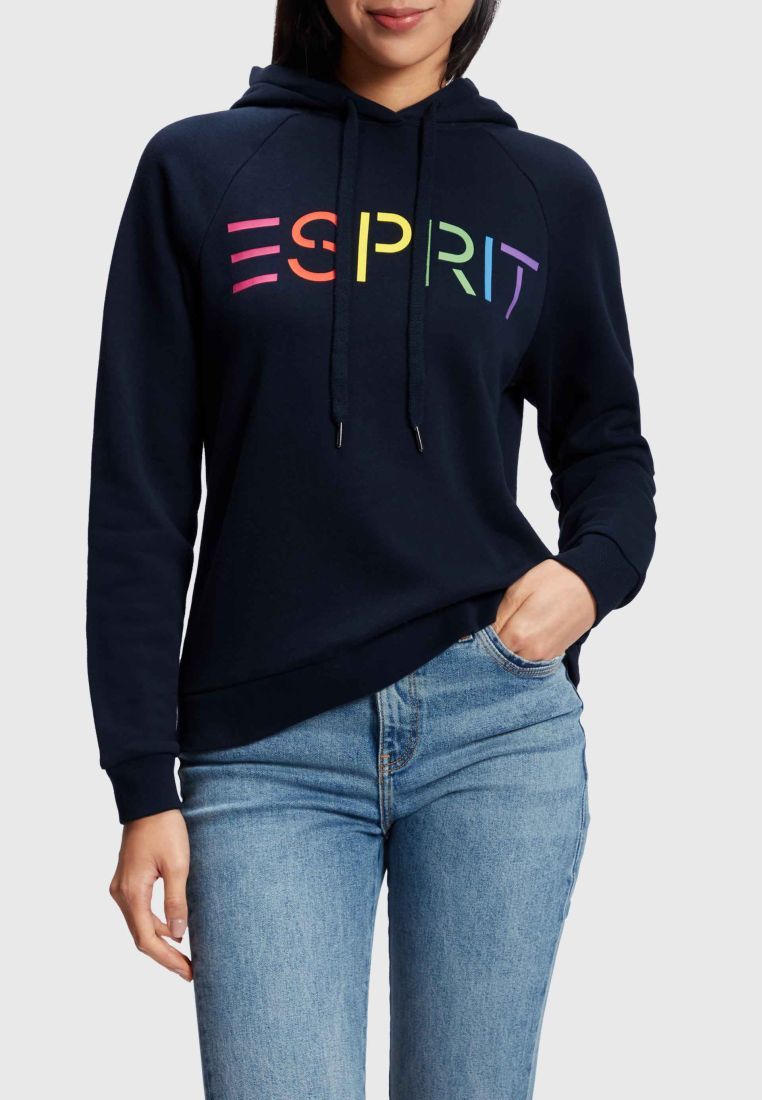ESPRIT Logo 印花連帽衛衣