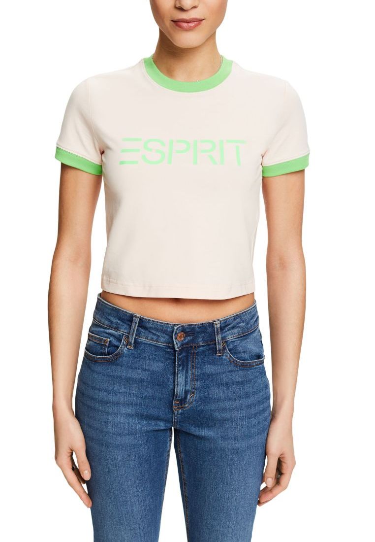 ESPRIT LOGO標誌棉質平織布T恤