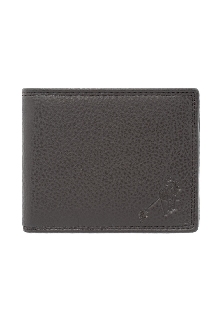 Euro Polo Grain Leather RFID Double Stitch Bifold Wallet For Men EWB 20951