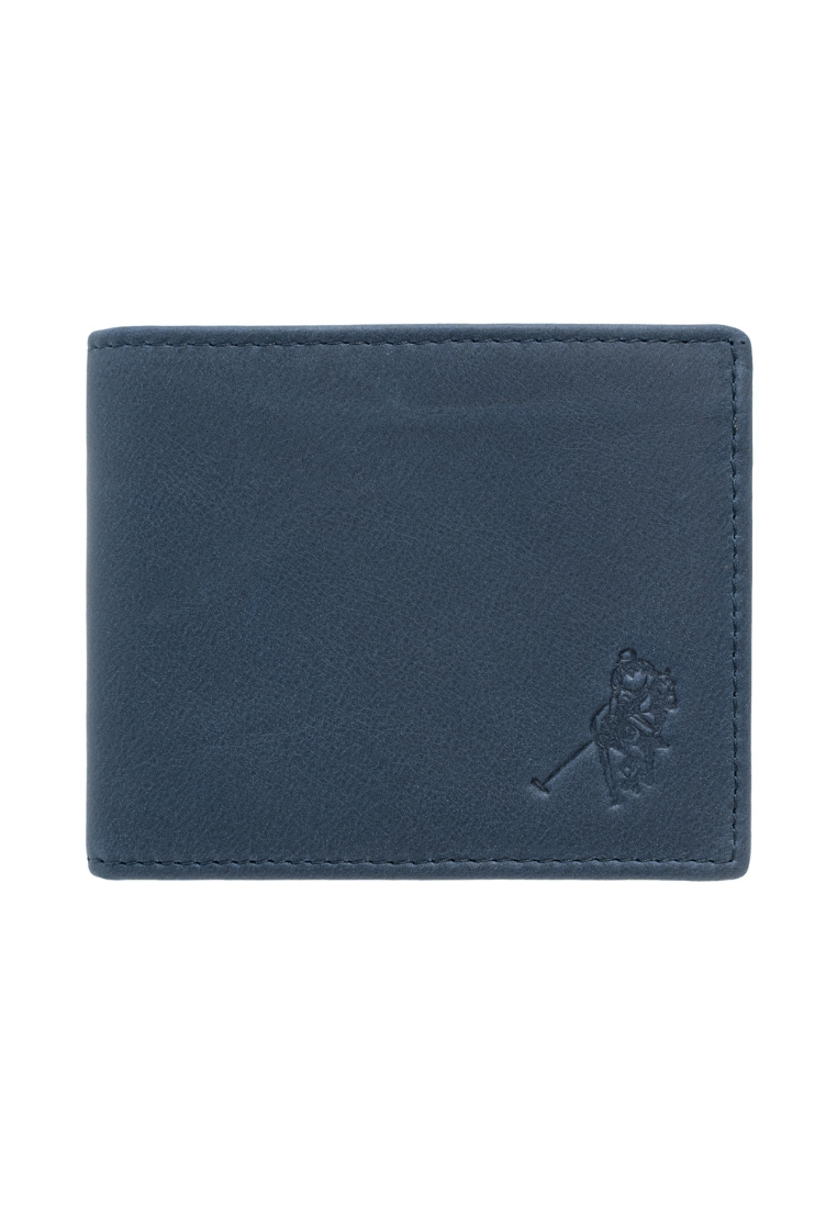 Euro Polo Top Grain Leather Bifold Men Wallet with Coin Pocket Plain Colour Wallet EWB 20963