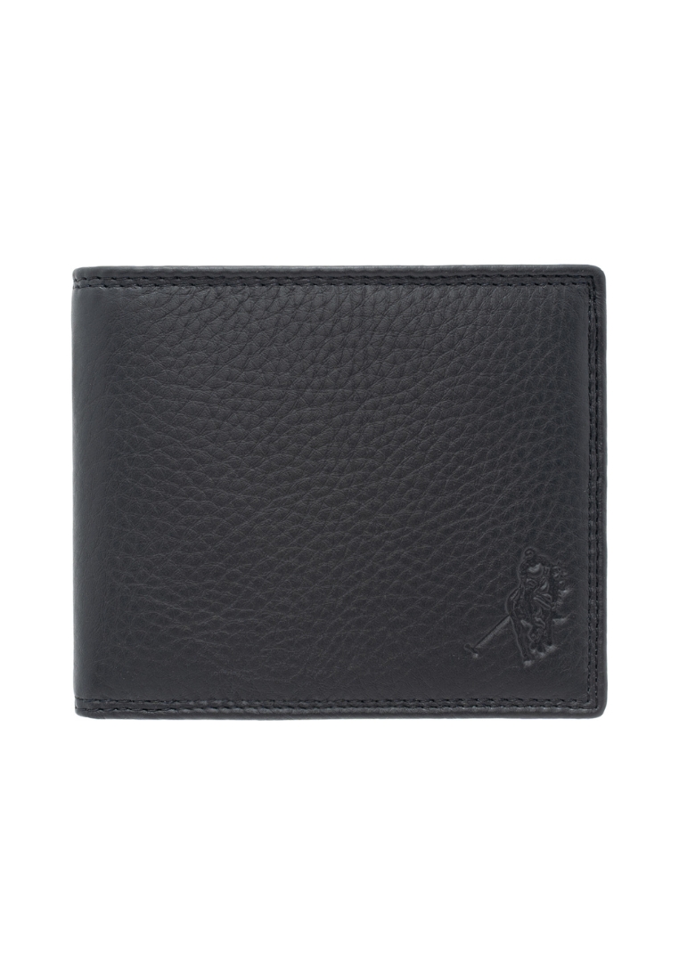 Euro Polo Grain Leather RFID Double Stitch Bifold ID Wallet For Men EWB 20954