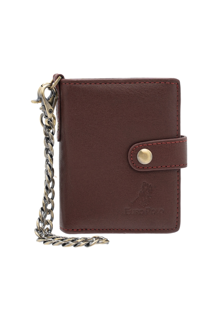 Euro Polo Top Grain Leather Multi-Function Small Cascade Wallet Pop Up Card Case Smart Wallet EWB 20965