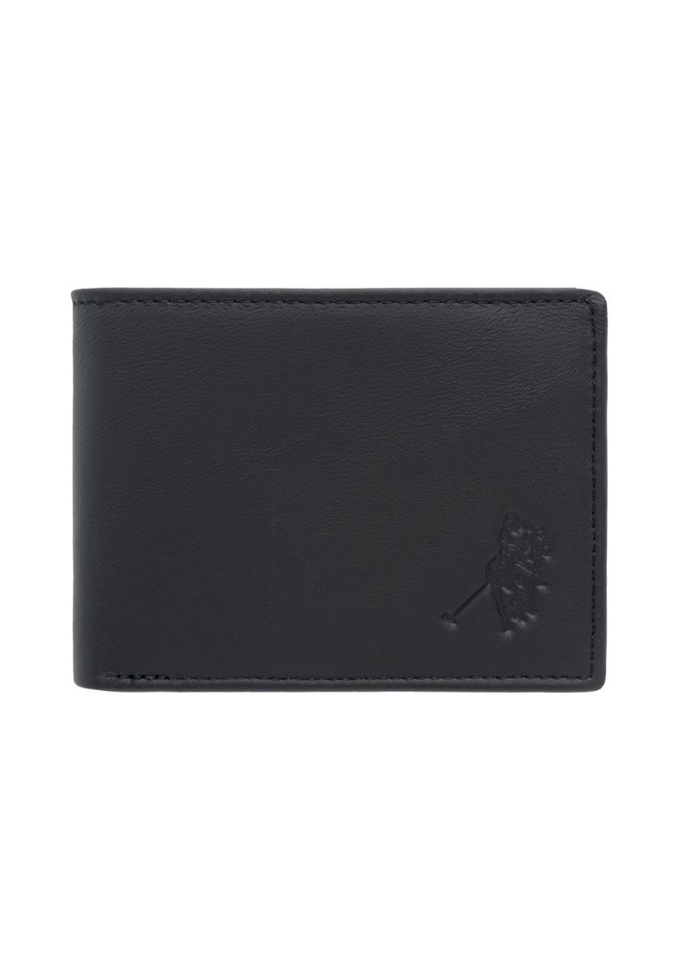 Euro Polo Men’s Top Grain Leather Slim Bi-Fold RFID Protection Plain Color Wallet EWB 20960