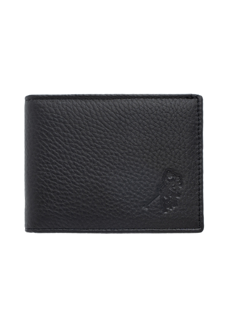 Euro Polo Top Grain Leather RFID Protection Money Clip Bifold Wallet with Bill Slot EWB 20958