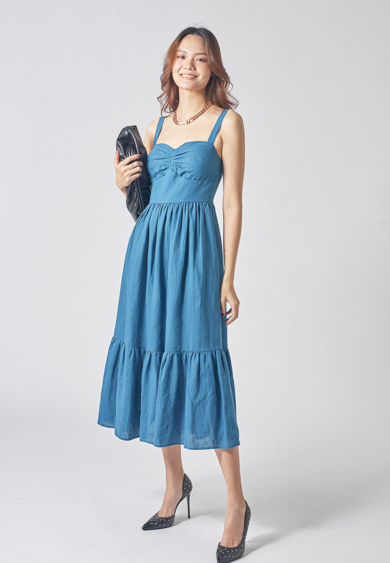 F2 - Fashion and Freedom Brighter Day Midi Linen Dress