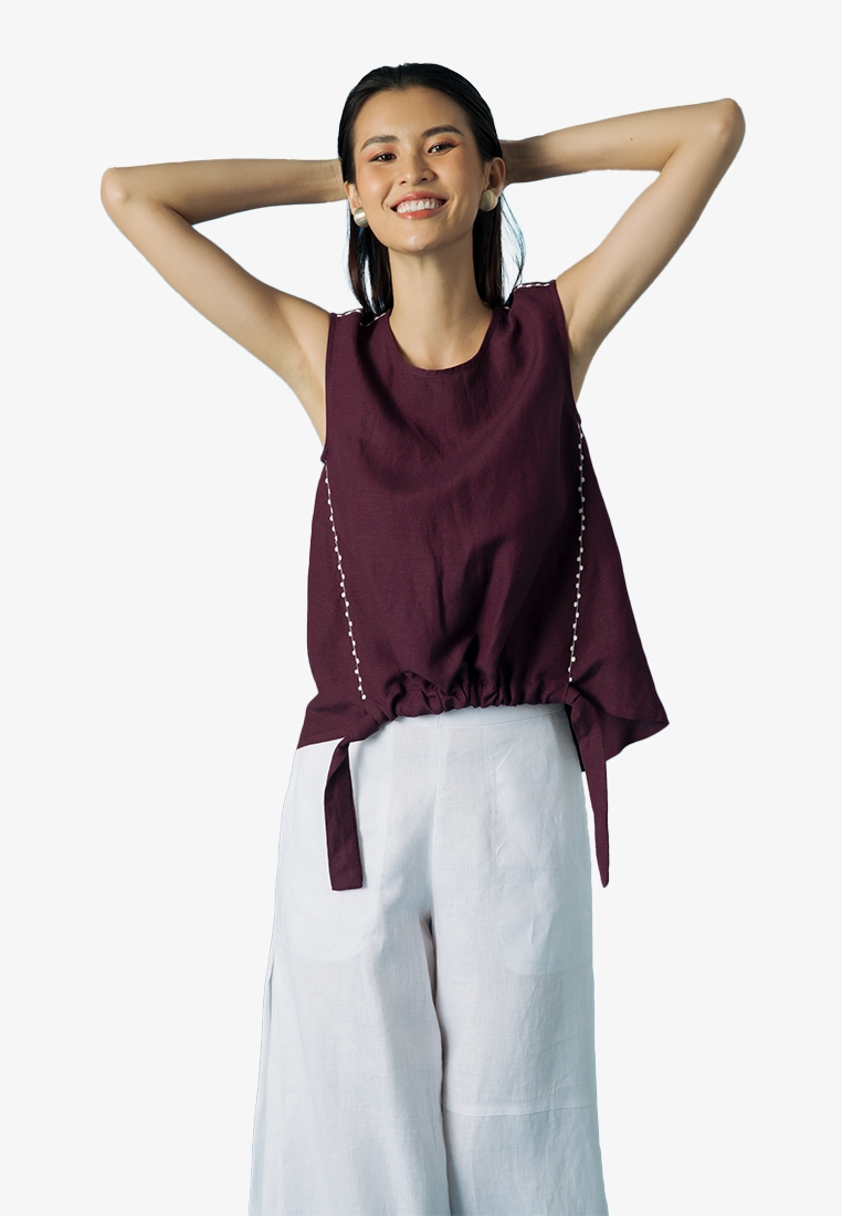 F2 - Fashion and Freedom Becoming Color Me Linen Top