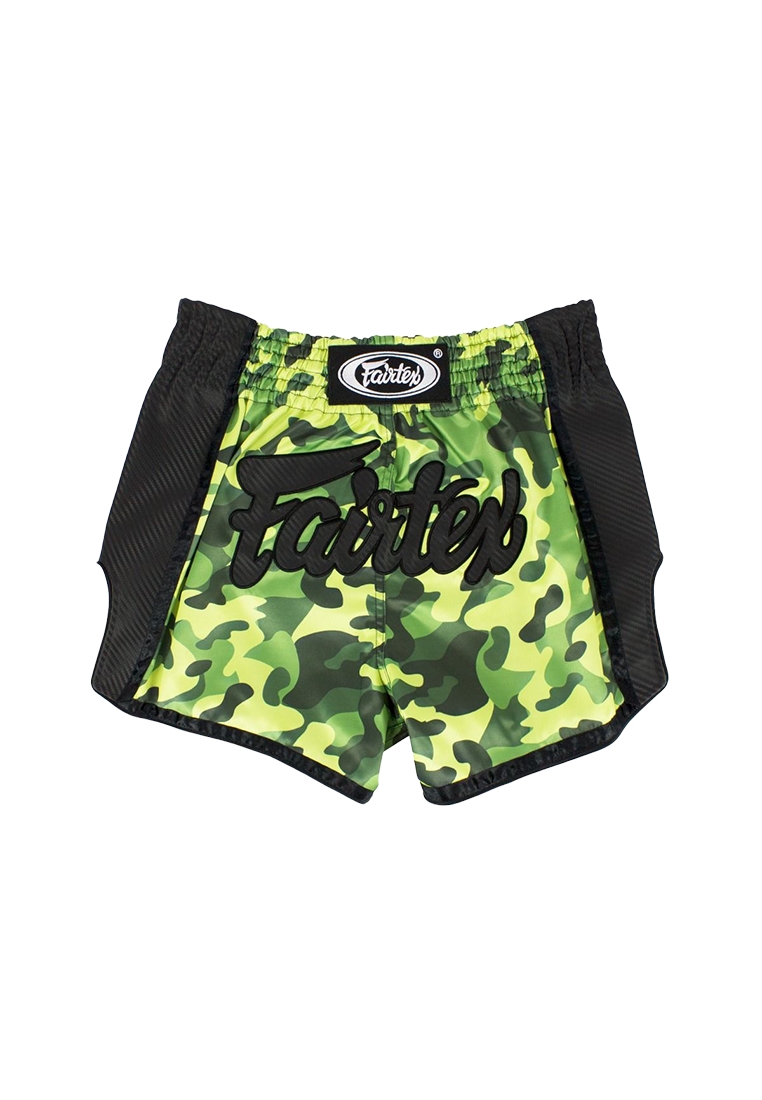 Fairtex Muay Thai Boxing Shorts - BS1710 Green Camo