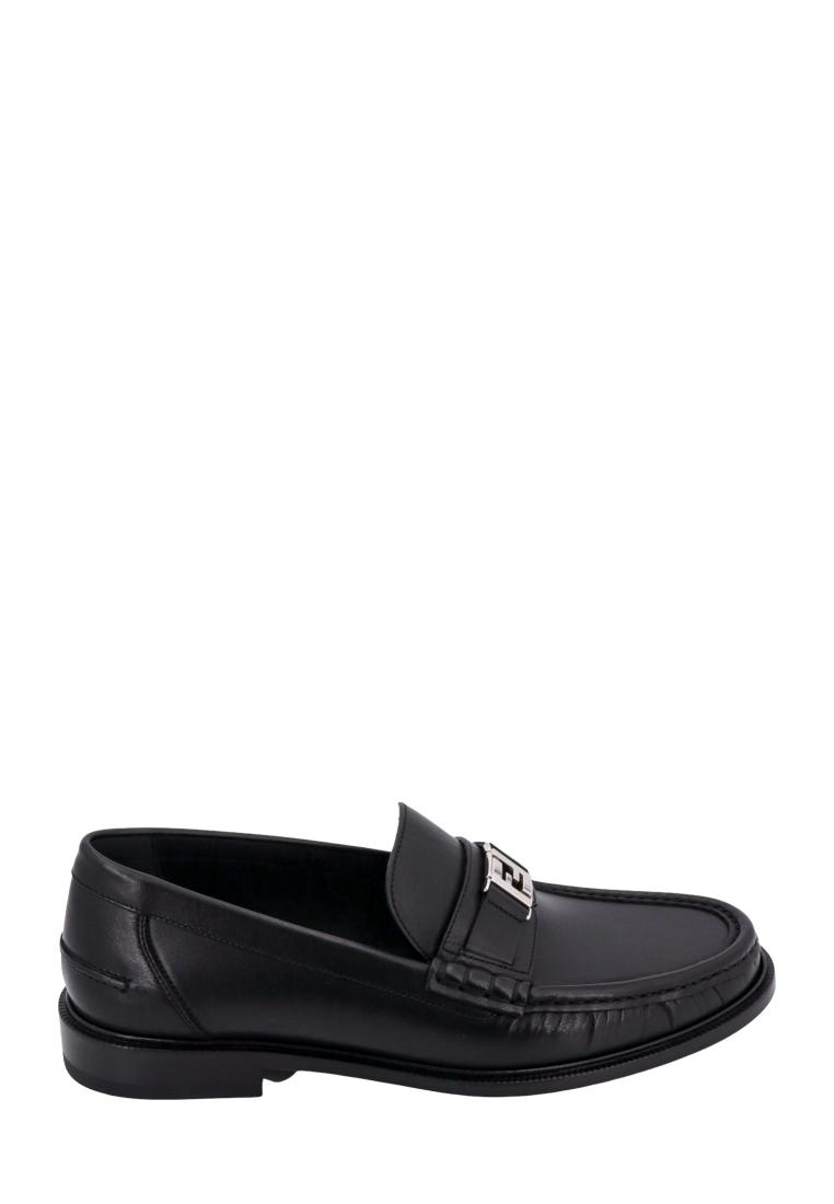 Fendi Leather loafer - FENDI - Black
