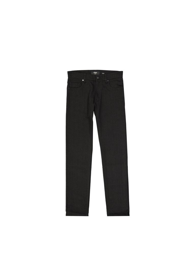 Fendi Cotton Denim Jeans - FENDI - Black