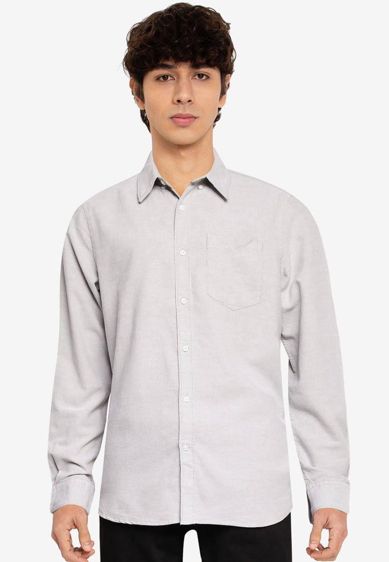 French Connection Classic Oxford Long Sleeve Shirt