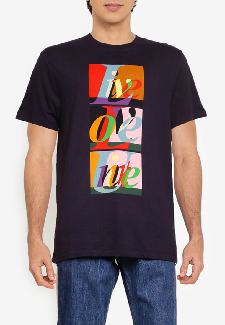 French Connection Live Love Units Short Sleeve T-Shirt