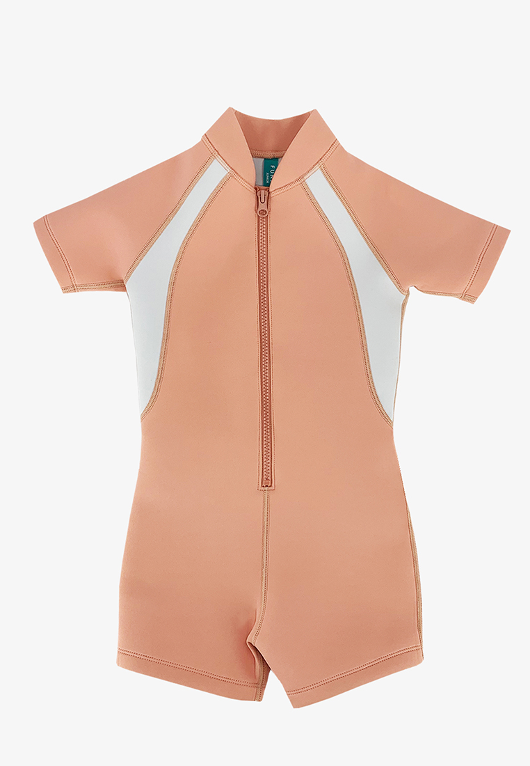 FUNFIT Junior | Colourblock Neoprene Thermal Wetsuit (Pink) ( UPF50+)