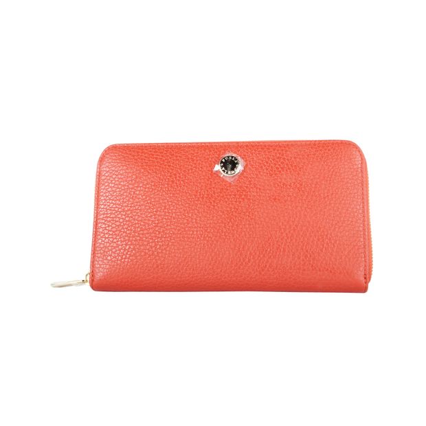 Pre-Loved FURLA Red Leather Wallet
