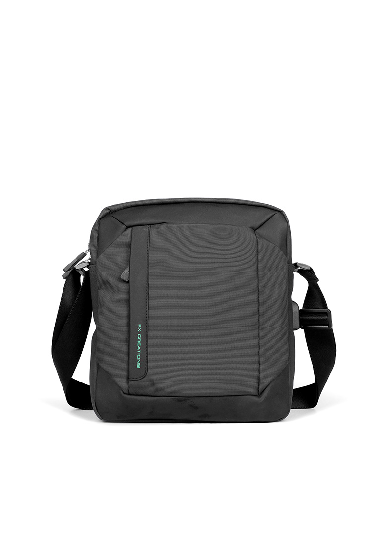 FX Creations Fx Creations GTX Men's Lightweight Water-resistant Nylon Shoulder Bag (Black)