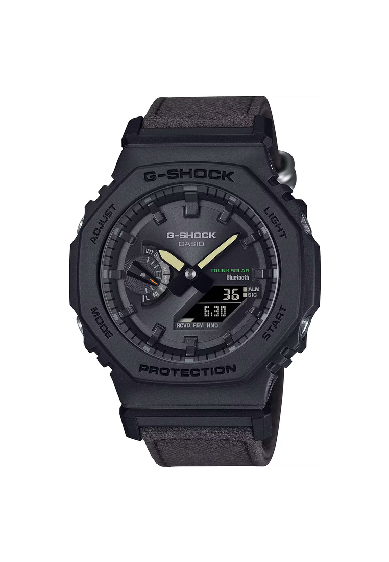 G-SHOCK Casio G-Shock Men's Analog-Digital Watch GA-B2100CT-1A5 Black Cloth Strap Tough Solar Sport Watch