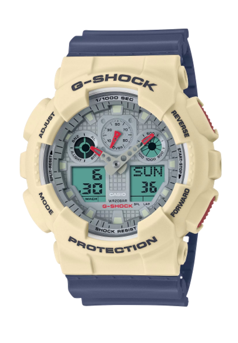 G-SHOCK G-Shock Analog-Digital Sports Watch (GA-100PC-7A2)