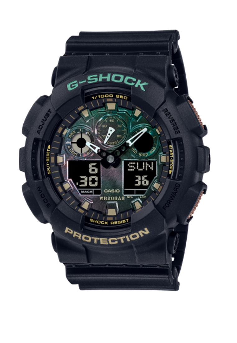 G-SHOCK G-Shock Analog-Digital Sports Watch (GA-100RC-1A)