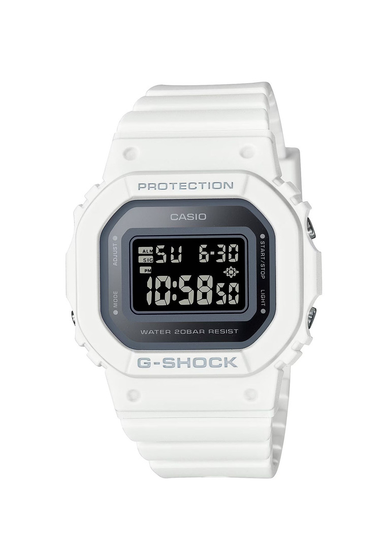 Casio G-Shock GMD-S5600-7 Women's White Resin Strap Digital Sports Watch