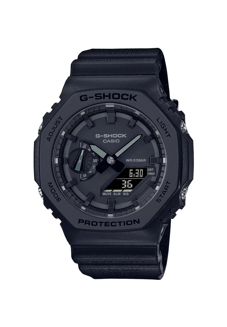 Casio G-Shock GA-2140RE-1A 40th Anniversary REMASTER BLACK Series Men's Sport Watch with Black Resin Band