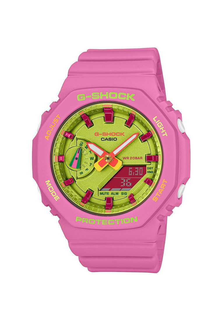 G-SHOCK Casio G-Shock GMA-S2100BS-4A Women's Analog-Digital Sport Watch with Pink Resin Band