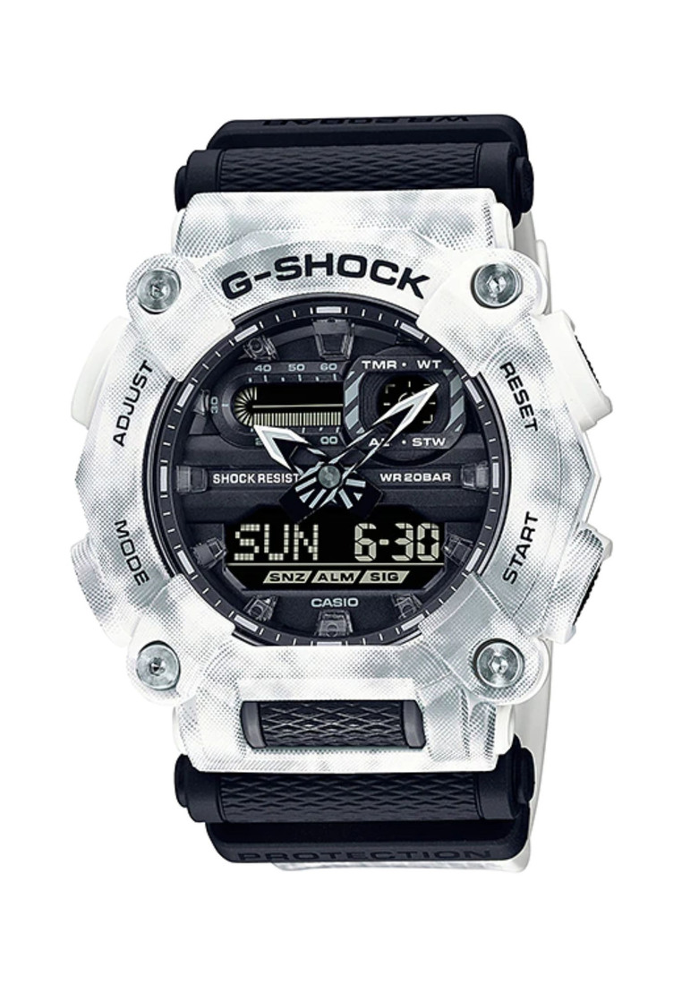 Casio G-Shock Men's Analog-Digital Watch GA-900GC-7A Frozen Forest Frosty Texture Resin Band Sport Watch